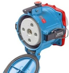 Meltric Plugs & Receptacles 37-24047 - Receptacle, 200A, 277V/480V, 3P+N+G, DS200 (37-24047)