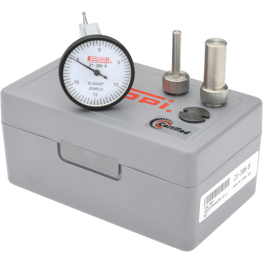 SPI CMS160726110 SPI Dial Test Indicator: 0-15-0, 0.000500" Accuracy, Vertical (CMS160726110)