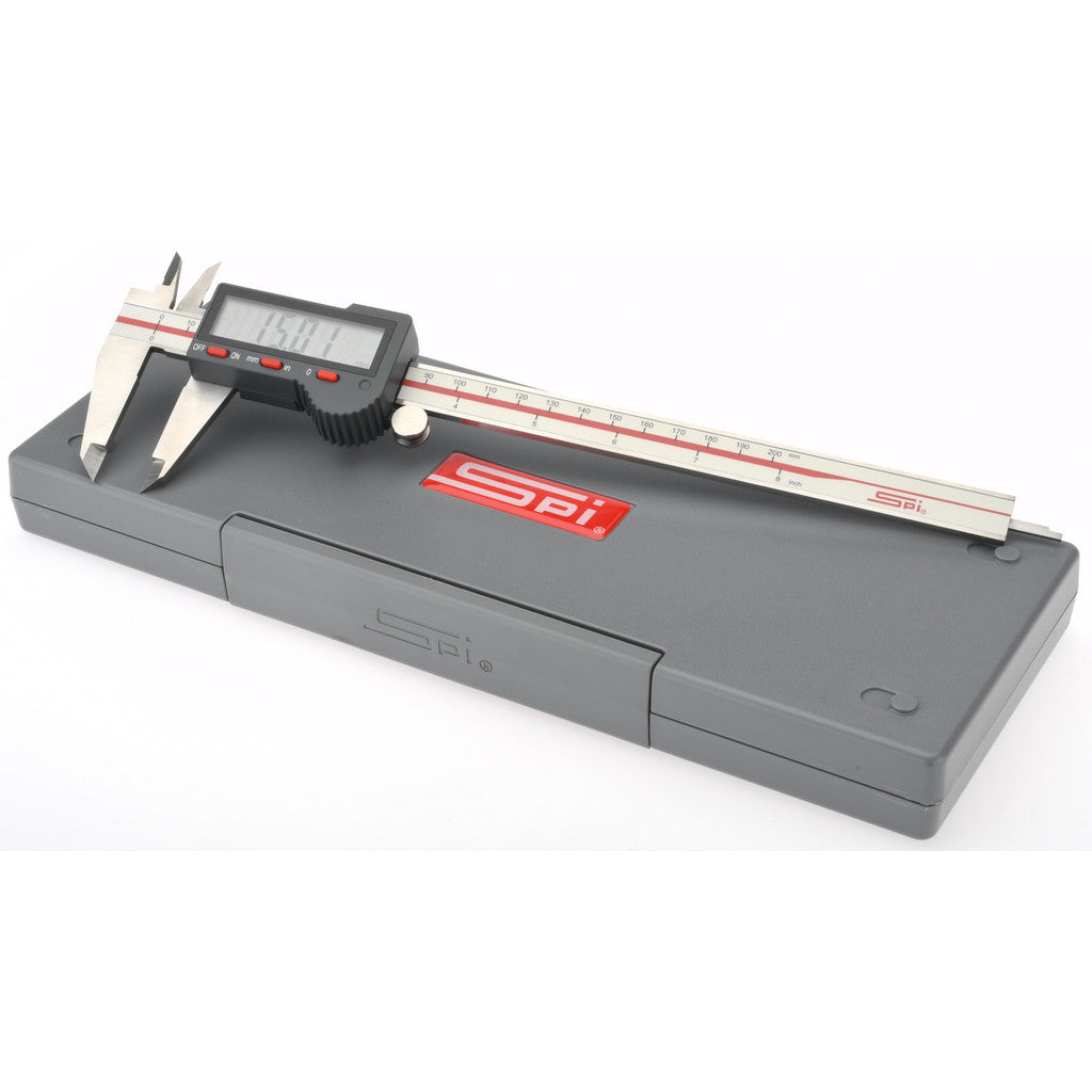 SPI CMS160928002 SPI Electronic Caliper: 200.00 mm/8", ±0.0100 mm/±0.0005" (CMS160928002)