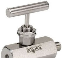 NOSHOK Valves - Hydraulic & Pneumatic 402-MFS - 1/4 NPT, Male x Female, 316 SS, Hard Seat Needle (402-MFS)