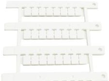 ASI-Automation Systems Interconnect Wire Identification 41396 - Terminal Block Marker, 8X10mm, White Type (41396)