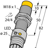 Turck Inductive Proximity NI14-G18-ADZ30X2-B1331 - Sensor, Inductive, Proximity, 14mm (4205407)