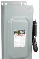 Square D Safety Switches H363AWK - Switch Fusible Hd 600V 100A 3P NEMA12 (430494)
