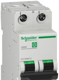 Square D Circuit Breakers M9F15202 - Multi 9 Miniature Circuit Breaker, 2A, 2-Pole (433729)