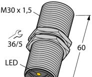 Turck Inductive Proximity BI10-G30-AZ3X/S1030 - Sensor, Inductive, Proximity, 10mm (4345498)