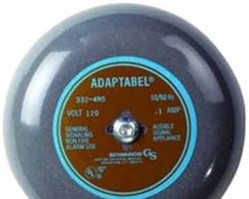 Edwards Signaling Audible Signaling Devices 435-6E1 - 6 In Vibrating Bell 12V Dc (435-6E1)