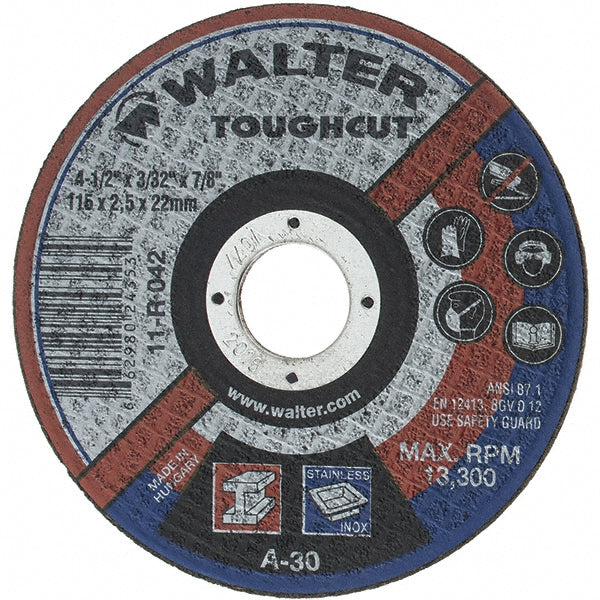 Value Collection W11R042 Value Collection Cut-Off Wheel: Type 1 (01/41), 4-1/2 - Pack of 25 (W11R042)