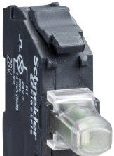 Square D Switches ZBVG6 - PUSH BUTTON LIGHT MODULE, blue light block for head (437139)