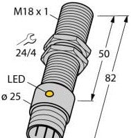 Turck Inductive Proximity BI5-G18-AZ3X-B1331 - Sensor, Inductive, Proximity (4372099)