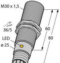 Turck Inductive Proximity BI10-G30-AZ3X-B1131 - Sensor; Inductive Sensing Mode; M 30 (43722)