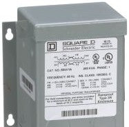 Square D Transformers 50SV1A - Transformer, DRY, 1PH, .05KVA, 240X480V-120/240V (438468)