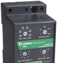 Littelfuse Protection Relays 460-575 - Voltage Monitor, 475-600VAC, 3Ph, DIN/Surface (460-575)