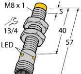 Turck Inductive Proximity NI4U-EG08-AP6X-H1341 - Sensor; Inductive Sensing Mode; PNP (4600640)