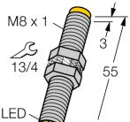 Turck Inductive Proximity NI3-G08-AP6X - Sensor; Inductive; 8mm Nonembeddable; 3Wire (46027)