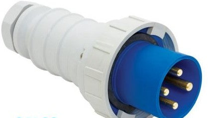 Bryant Electric Plugs & Receptacles 460P9W - Ps, Iec, Plug, 3P4W, 60A 3P 250V, W/T (460P9W)