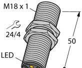 Turck Inductive Proximity BI5-G18-AN6X - Sensor; Prox; 18mm Dia.; 5mm Sense; Sh (4641500)
