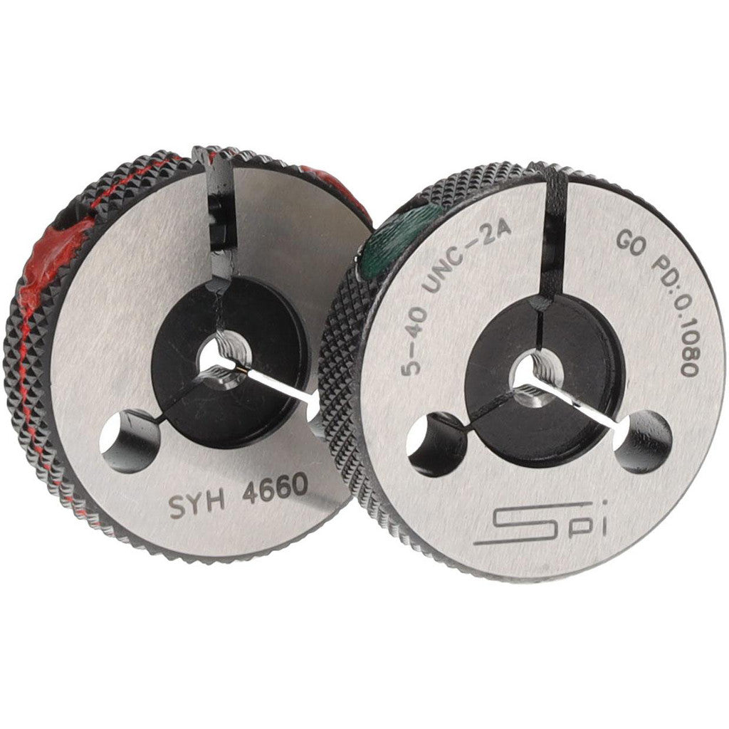 SPI 23-131-6 SPI Thread Ring Gage: #5-40 Thread, UNC, 2A Class of Fit, Go & No Go (23-131-6)