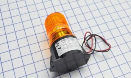 Tomar Electronics Visual Signaling Devices 470S-1280-A - Strobe, Amb, 12-80VDC, Surface Mnt, 60-80FPM (470S-1280-A)
