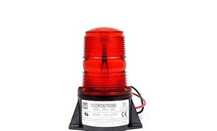 Tomar Electronics Visual Signaling Devices 470S-1280-R - Strobe, Red, 12-80VDC, Surface Mnt, 60-80FPM (470S-1280-R)