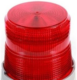 Edwards Signaling Visual Signaling Devices 48XBRMR120A - LED, 120VAC, Red, Steady Or Flash, Surface or (48XBRMR120A)