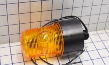 Tomar Electronics Visual Signaling Devices 495S-120-A - Strobe, Amb, 120VAC, 1/2in. Male Pipe Thread (495S-120-A)