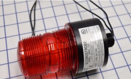 Tomar Electronics Visual Signaling Devices 495S-120-R - Strobe, Red, 120VAC, 1/2in. Male Pipe Mount (495S-120-R)