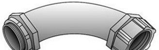O-Z Gedney Fittings 4Q9300 - OZ-Gedney Type 4Q Liquid Tight 90 DEG Connector (4Q9300)