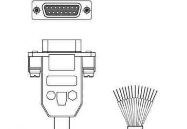 Leuze Panel & Computer Interface Cables 50104754 - KB 031-3000-01, Interconnection cable (50104754)