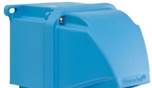 Meltric Plugs & Receptacles 512C7000 - Poly Wall Box, 70 Degree Angle, Not Drilled (512C7000)
