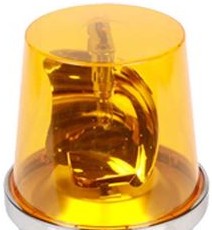 Edwards Signaling Visual Signaling Devices 52A-N5-40WH - Rotating Beacon, 120VAC, Amber (52A-N5-40WH)