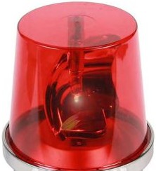 Edwards Signaling Visual Signaling Devices 52R-N5-40WH - Rotating Beacon, 120VAC, Red (52R-N5-40WH)