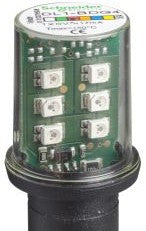 Square D Visual Signaling Devices DL1BDG4 - Harmony Protected LED Bulb, Red, BA 15D, 120V AC (538147)