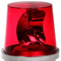 Edwards Signaling Visual Signaling Devices 53DR-GW - Rotating Beacon, Red, 24-28VDC (53DR-GW)