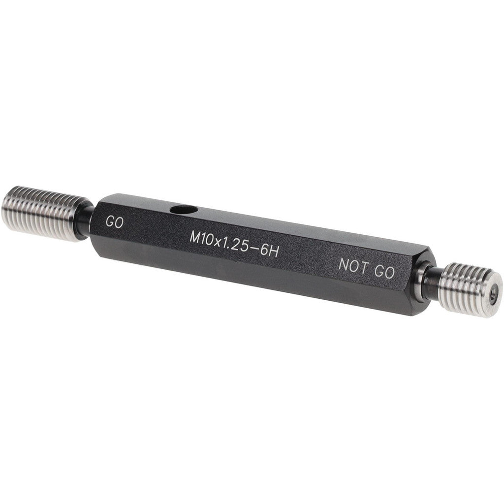SPI 37-192-2 SPI Thread Plug Gage: M10x1.25, Class 6H, Double End, Go/No Go (37-192-2)