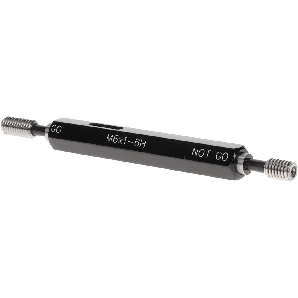 SPI 37-188-0 SPI Thread Plug Gage: M6x1, Class 6H, Double End, Go/No Go (37-188-0)