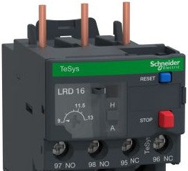 Square D Overload Relays LR3D16 - TeSys LRD Thermal Overload Relay, 9-13A, IP20 (544059)