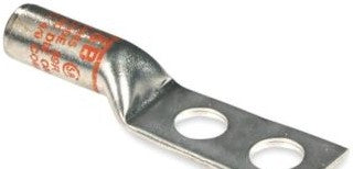 Blackburn 54490 - Copper Two-Hole High Voltage Lug, Long Barrel (54490)