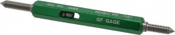 GF Gage W0125402BS GF Gage Thread Plug Gage: #5-40, Class 2B, Double End, Go/No Go (W0125402BS)
