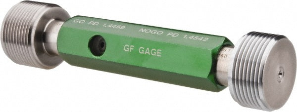 GF Gage W1500122BS GF Gage Thread Plug Gage: 1-1/2-12, Class 2B, Double End, Go/No Go (W1500122BS)
