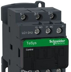 Square D Contactors LC1D12M7 - TeSys D Contactor, 3-Poles (3 NO), 12A, 220V AC (581630)