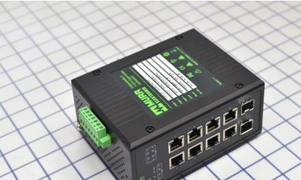 Murrelektronik Ethernet Switches 58194 - 10 Port unmanaged Gigabit Switch 4 PoE 2 SFP Ports (58194)