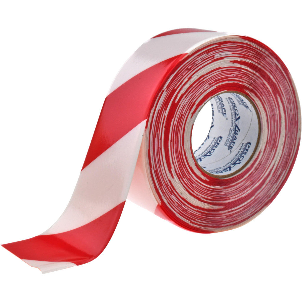 PRO-SAFE 30-PRO-3RWCHVRED PRO-SAFE Floor & Aisle Marking Tape: 3" Wide, 100' Long, 30 (30-PRO-3RWCHVRED)