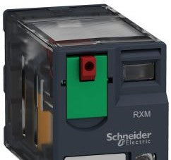 Square D Relays RXM2AB2P7 - Miniature Plug-in Relay - Zelio RXM, 2 C/O, 230 (591253)