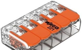 Wago Terminals 221-415-JAR-225 - LEVER-NUTS splicing connector (60359210)
