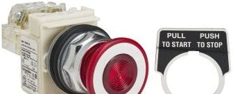Square D Switches 9001KR9P35LRRH13 - Harmony 9001K Pushbutton Pilot Light (605692)