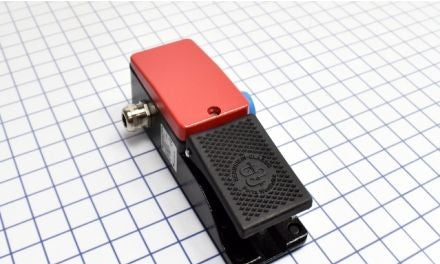 Bernstein Switches 616.1000.443 - Foot Switch, 1 Pedal, 2NC/2NO, Slow Action (6161000443)