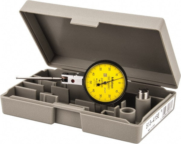 Mitutoyo 513-415-10E Mitutoyo Dial Test Indicator: 0-50-0, 0.01 mm Accuracy, Horizontal (513-415-10E)