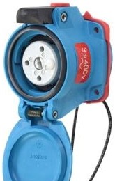 Meltric Plugs & Receptacles 63-14043-972 - Receptacle, 20A, 480V, 3P+G, W/ Indicating (63-14043-972)