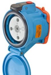 Meltric Plugs & Receptacles 63-34076 - Receptacle, 30A, 125/250V, 2P+N+G, Poly, DSN30 (63-34076)