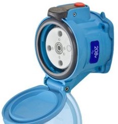 Meltric Plugs & Receptacles 63-34163 - Receptacle, 30A, 208V, 3P+G, Poly, DSN30 (63-34163)